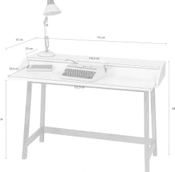 Woodman Schreibtisch »St. James« Home Office Schreibtisch, Laptoptisch, FSC®-zertifiziert