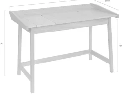 Woodman Schreibtisch »Walter« skandinavisches Design, Holzfurnier aus Eiche, FSC®