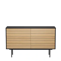 Woodman Schubkastenkommode »Stripe« besonderes Design, 6 Schubladen, Breite 140 cm, FSC®