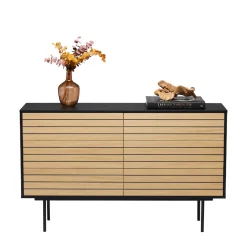 Woodman Schubkastenkommode »Stripe« besonderes Design, 6 Schubladen, Breite 140 cm, FSC®