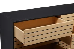 Woodman Schubkastenkommode »Stripe« besonderes Design, 6 Schubladen, Breite 140 cm, FSC®