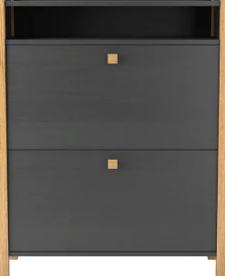Woodman Schuhbank »Charis« im skandinavian Design, Holzfurnier aus Eiche, FSC®-zertifiziert