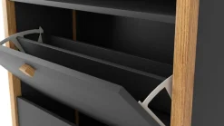 Woodman Schuhbank »Charis« im skandinavian Design, Holzfurnier aus Eiche, FSC®-zertifiziert