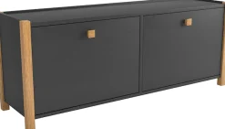 Woodman Schuhbank im skandinavian Design, Holzfurnier aus Eiche, FSC®-zertifiziert