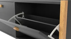 Woodman Schuhbank im skandinavian Design, Holzfurnier aus Eiche, FSC®-zertifiziert