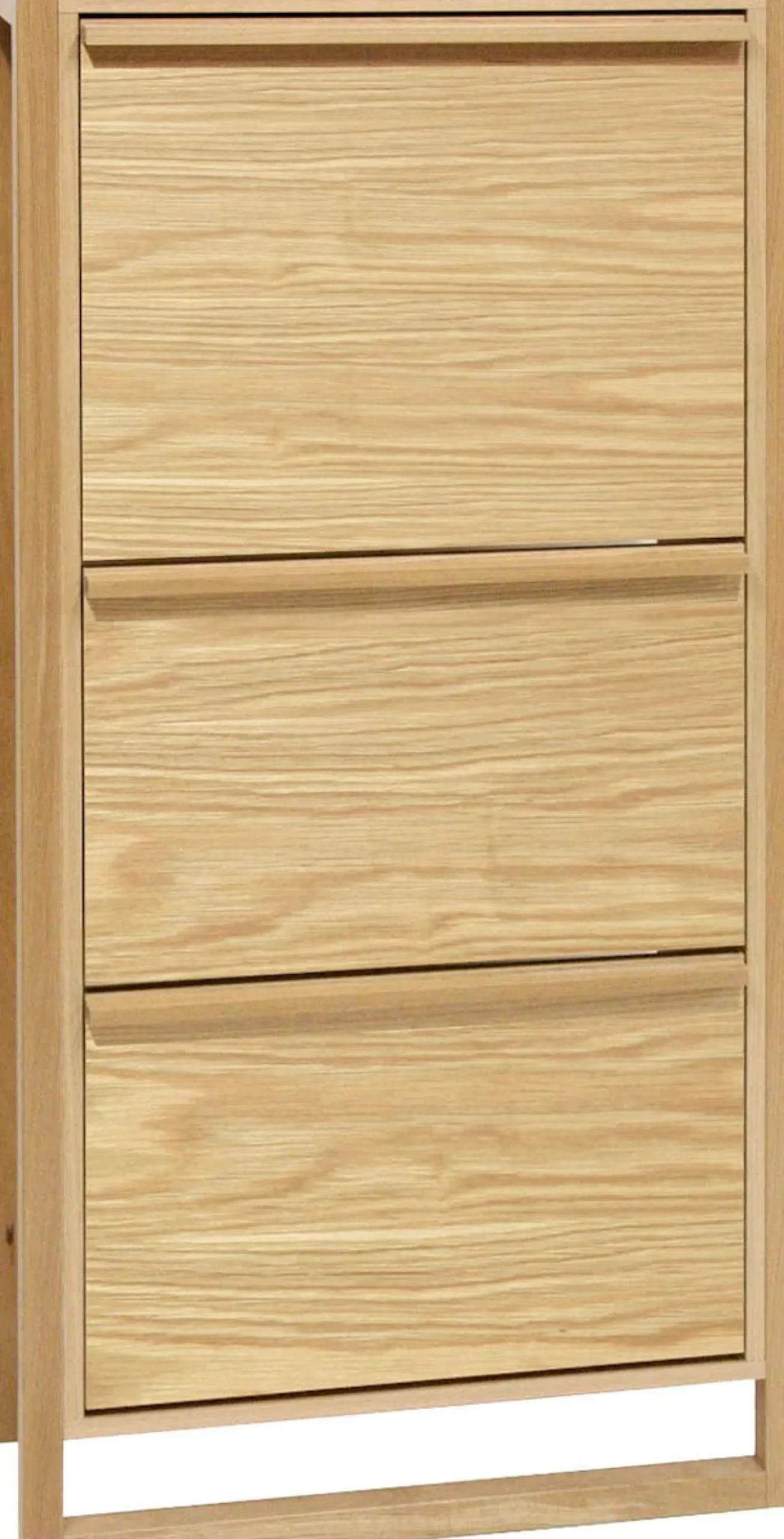 Woodman Schuhkommode »NewEst« Breite 67 cm, mit 3 Klappen, Holzfurnier aus Eiche, FSC®