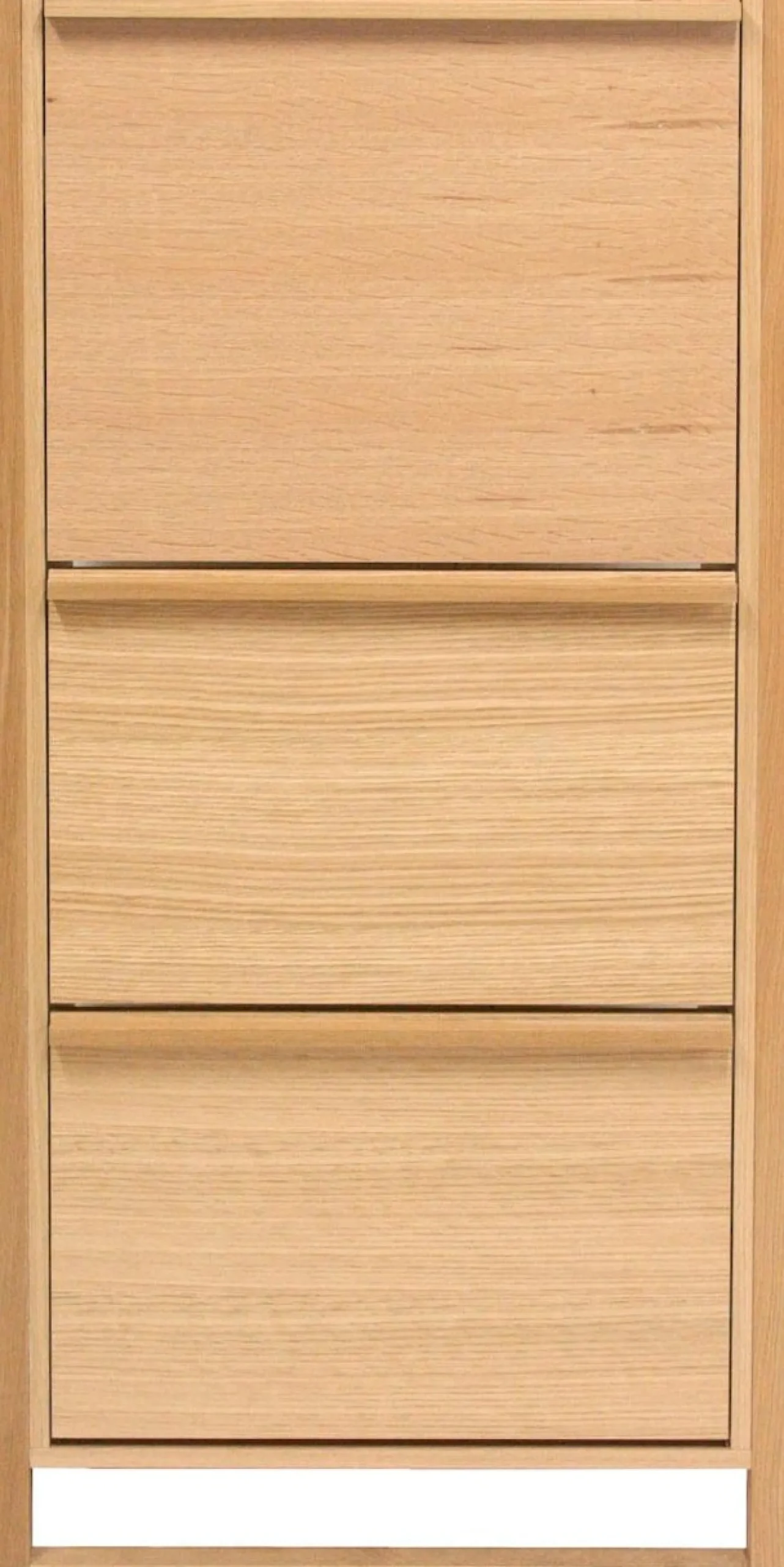Woodman Schuhkommode »NewEst« Breite 67 cm, mit 3 Klappen, Holzfurnier aus Eiche, FSC®