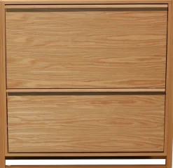 Woodman Schuhkommode »NewEst« Breite 100 cm, mit 2 Klappen, Holzfurnier aus Eiche, FSC®
