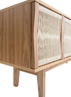 Woodman Sideboard »Lidia« Kommode, Türenfronten aus nartürlichem Hanfseil, Breite 180 cm, FSC®