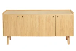 Woodman Sideboard »Nice« Kommode, Breite 169 cm,Echtholzfurnier aus Eiiche, viel Stauraum