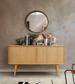 Woodman Sideboard »Rove« Kommode besonderes Design, Breite 138 cm, mit Eichenholzfurnier, FSC®