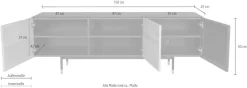 Woodman TV-Board »Jugend TV-Kommode« mit Soft Close Funktion, Breite 150 cm, FSC®