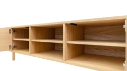 Woodman TV-Board »Shift« mit Echtholzfurnier aus Eiche, Breite189 cm, mit Push-to-Open, FSC®
