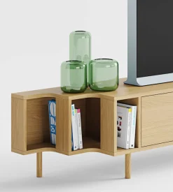 Woodman TV-Board »Shift« mit Echtholzfurnier aus Eiche, Breite189 cm, mit Push-to-Open, FSC®