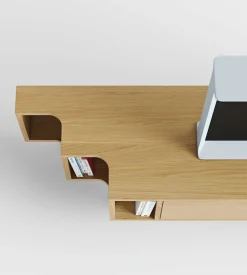 Woodman TV-Board »Shift« mit Echtholzfurnier aus Eiche, Breite189 cm, mit Push-to-Open, FSC®