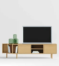 Woodman TV-Board »Shift« mit Echtholzfurnier aus Eiche, Breite189 cm, mit Push-to-Open, FSC®