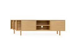 Woodman TV-Board »Shift« mit Echtholzfurnier aus Eiche, Breite189 cm, mit Push-to-Open, FSC®