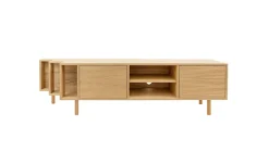 Woodman TV-Board »Shift« mit Echtholzfurnier aus Eiche, Breite189 cm, mit Push-to-Open, FSC®