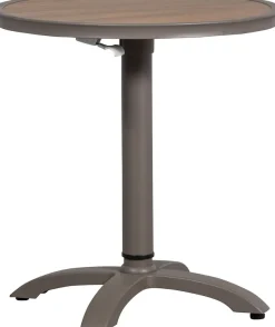 WOOOD Barhocker »Jeppe aus Aluminium höhenverstellbar, B 70 x T 70 x H 72/110 cm« Für Außenbereich geeignet, Einfach zu montierbar, Pfleigleicht