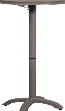 WOOOD Barhocker »Jeppe aus Aluminium höhenverstellbar, B 70 x T 70 x H 72/110 cm« Für Außenbereich geeignet, Einfach zu montierbar, Pfleigleicht
