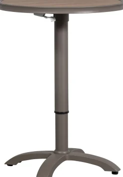 WOOOD Barhocker »Jeppe aus Aluminium höhenverstellbar, B 70 x T 70 x H 72/110 cm« Für Außenbereich geeignet, Einfach zu montierbar, Pfleigleicht