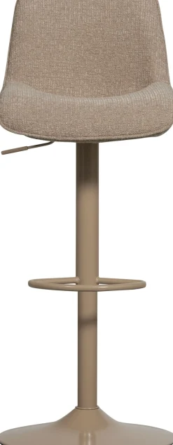 WOOOD Barhocker »Marten höhenverstellbar und drehbar mit Metallgestell 45 x 50 x 110 cm« Gewebter Bezug, Sehr hohe Verschleißfestigkeit, Tragkraft 120 kg