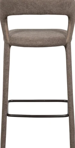 WOOOD Barhocker »Noble mit vollgepolstertem Gestell und Fußstütze B 48 x T 52 x H 95 cm« Gewebter Bezug, Hohe Verschleißfestigkeit, Tragkraft 150 kg