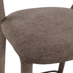WOOOD Barhocker »Noble mit vollgepolstertem Gestell und Fußstütze B 48 x T 52 x H 95 cm« Gewebter Bezug, Hohe Verschleißfestigkeit, Tragkraft 150 kg