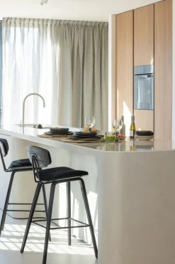 WOOOD Barhocker »Senn« 2 Stk. tlg. Sitzfläche aus Samt, H 94 cm x B 41 cm