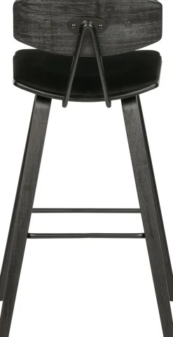 WOOOD Barhocker »Senn« 2 Stk. tlg. Sitzfläche aus Samt, H 94 cm x B 41 cm