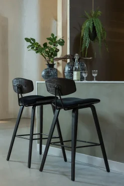 WOOOD Barhocker »Senn« 2 Stk. tlg. Sitzfläche aus Samt, H 94 cm x B 41 cm