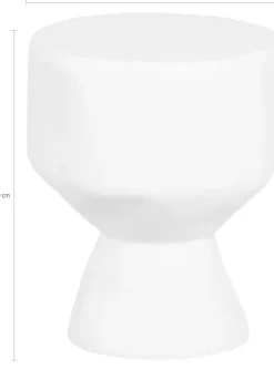 WOOOD Beistelltisch »Aur Fiber Reinforced Polymer organische Form H 50 x B 40 x T 40 cm« Tragkraft 300 kg, extremes Kompositmaterial, für In- und Outdoor
