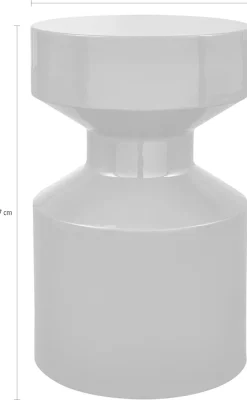 WOOOD Beistelltisch »Ferry mit Chromoberfläche und Metallkonstruktion B 30 x T 30 x H 47 cm«