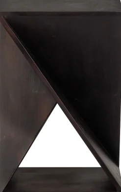 WOOOD Beistelltisch »Ikem aus Akazienholz mit Naturmaserung 41x41x61 cm« Tragkraft 50 kg, ausgeprägte Flamm- und Maserzeichnung
