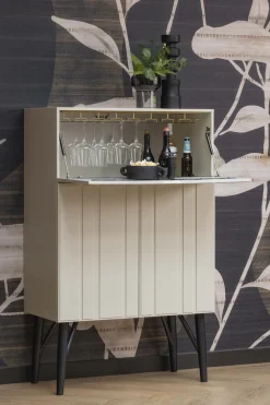WOOOD Beistelltisch »Jana aus FSC®-Kiefernholz, schutzlackiert 180x35x70 cm« Tragkraft 15 kg, drei offene Fächer, Framestärke 2,4 cm