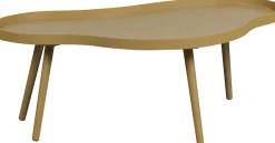 WOOOD Beistelltisch »Mae aus MDF und Kiefernholz mit umlaufender Randerhöhung 100x58x35 cm« Rand 2 cm hoch, Tragkraft 5 kg, Beine konisch von Ø3 auf Ø1,5 cm
