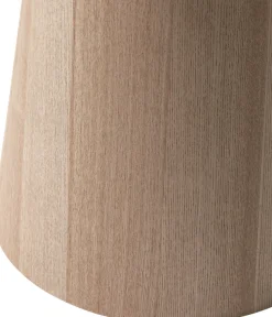 WOOOD Beistelltisch »Maud aus lackiertem MDF mit konischem Standfuß Ø45x50 cm« Tragkraft 15 kg, glatte Oberfläche durch Pressholzfaserplatte