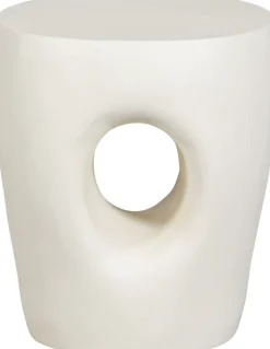 WOOOD Beistelltisch »Mica Fiber Reinforced Polymer organische Form, H 47 x B 40 x T 40 cm« Tragkraft 150 kg, für In- und Outdoor, pfleigleicht