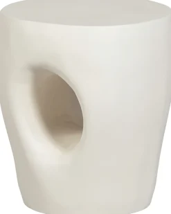 WOOOD Beistelltisch »Mica Fiber Reinforced Polymer organische Form, H 47 x B 40 x T 40 cm« Tragkraft 150 kg, für In- und Outdoor, pfleigleicht