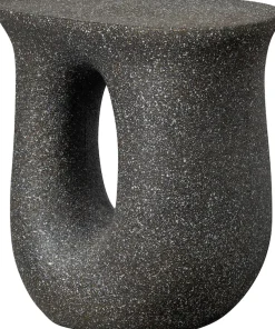 WOOOD Beistelltisch »Moson aus Magnesiumoxid mit organischer Form B 42 x T 33 x H 45 cm« Einzigartig durch Materialstruktur, Tragkraft 20 kg, Eigengewicht 6 kg