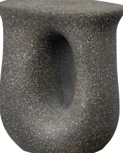 WOOOD Beistelltisch »Moson aus Magnesiumoxid mit organischer Form B 42 x T 33 x H 45 cm« Einzigartig durch Materialstruktur, Tragkraft 20 kg, Eigengewicht 6 kg