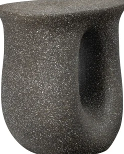 WOOOD Beistelltisch »Moson aus Magnesiumoxid mit organischer Form B 42 x T 33 x H 45 cm« Einzigartig durch Materialstruktur, Tragkraft 20 kg, Eigengewicht 6 kg