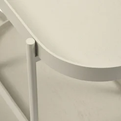 WOOOD Beistelltisch »Noan aus MDF mit pulverbeschichtetem Metallgestell, 90 x 28 x 80 cm« Tragkraft 5 kg pro Boden, Gestellrohr Ø 1,5 cm
