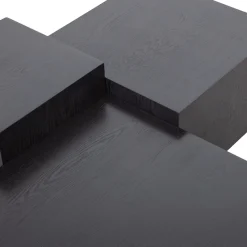 WOOOD Beistelltisch »Pim 3-tlg. aus MDF, stapelbar 40x40 / 55x55 / 70x70 cm« Drei Einheiten ineinander stapelbar, Hohlkonstruktion, schutzlackiert