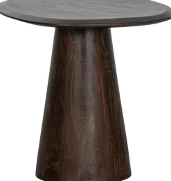 WOOOD Beistelltisch »Posture aus Mangoholz mit organischer Platte und Standfuß 60x53x51 cm« Tragkraft 15 kg, Standfuß Ø 16–29 cm, Plattendicke 3 cm