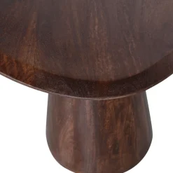WOOOD Beistelltisch »Posture aus Mangoholz mit organischer Platte und Standfuß 60x53x51 cm« Tragkraft 15 kg, Standfuß Ø 16–29 cm, Plattendicke 3 cm