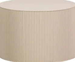 WOOOD Beistelltisch »Prague« runde Form, aus gepresstem Plattenmaterial, Höhe 40 x ø 60 cm
