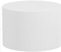 WOOOD Beistelltisch »Prague« runde Form, aus gepresstem Plattenmaterial, Höhe 40 x ø 60 cm