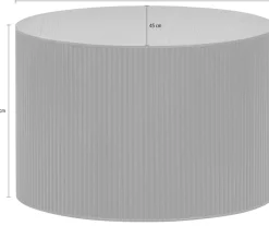 WOOOD Beistelltisch »Sanne aus lackiertem MDF, rund und hohl Ø60x40 cm« Tragkraft 20 kg, Wandstärke 1 cm, Unterseite geschlossen