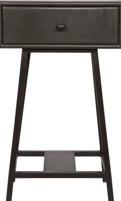 WOOOD Beistelltisch »Skybox aus Mangoholz mit Schublade, farbig lackiert, 40x30x70 cm« Schublade Innenmaß 34x24x9,5 cm, Holz farbig behandelt